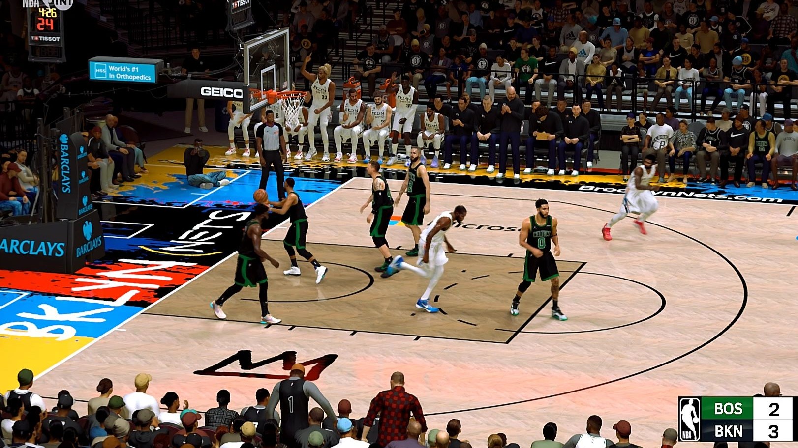 凯尔特人客场胜篮网保住东部第二 凯尔特人客场胜篮网保住东部第二