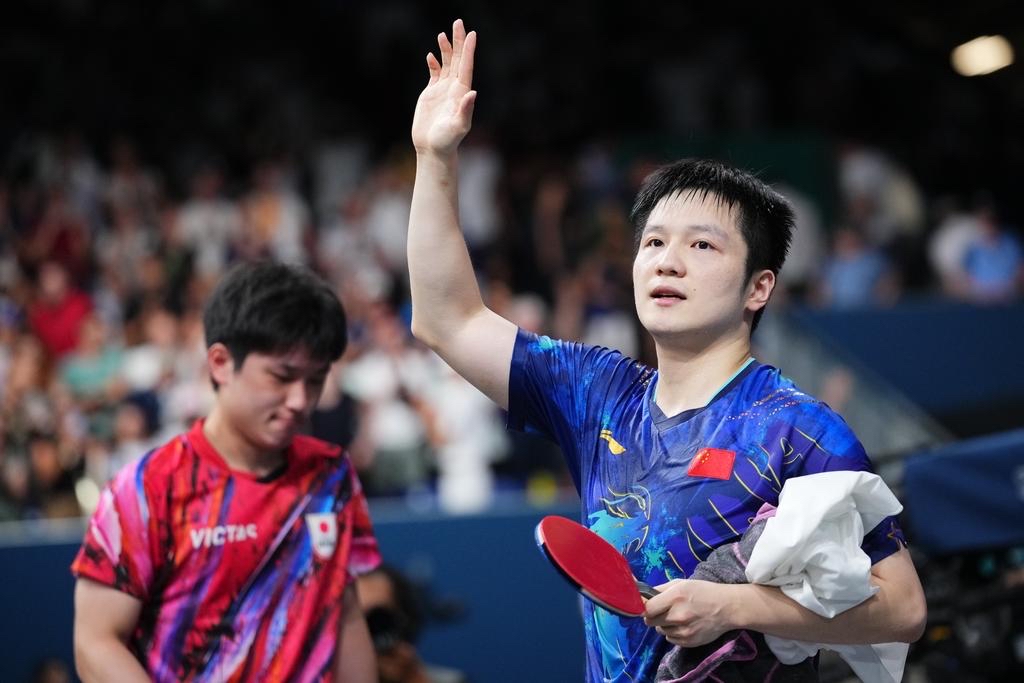 关于法国乒乓球队强势中国乒乓球队，张本智和送出助攻的信息